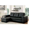 Denton Sectional w/ Pull-Out Sleeper (Black)
