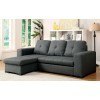 Denton Sectional w/ Pull-Out Sleeper (Gray)