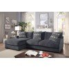 Kaylee L-Shaped Sectional w/ Left Chaise (Gray)