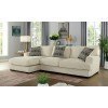 Kaylee L-Shaped Sectional w/ Left Chaise (Beige)