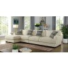 Kaylee Large L-Shaped Sectional w/ Left Chaise (Beige)