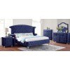 Alzir Upholstered Bedroom Set (Blue)