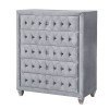 Stefania Gray Upholstered Bedroom Set