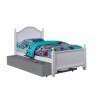 Dani Youth Panel Bed (White)