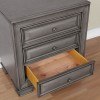 Brandt Nightstand w/ USB and Power Outlet (Gray)