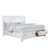 Castor Storage Bed (White)
