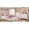 Marlee Youth Bookcase Bedroom Set (White)