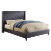 Anabelle Blue Upholstered Bed