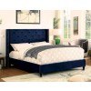 Anabelle Navy Upholstered Bed
