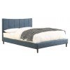 Ennis Dark Blue Upholstered Youth Bed