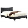 Ennis Dark Gray Upholstered Bed