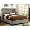 Cayla Upholstered Bed (Gray)