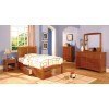 Omnus Youth Bedroom Set w/ Cara Bed (Oak)