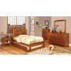Omnus Youth Bedroom Set w/ Carus Bed (Oak)