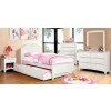 Omnus Youth Bedroom Set w/ Medina Bed (White)