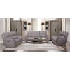 Gorgius Power Reclining Living Room Set (Light Gray)