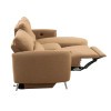 Galten Brown Right Chaise Power Reclining Sectional
