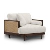 Alesund Chair (Beige and Walnut)