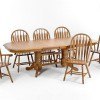 Classic Oak Rectangular Dining Table (Chestnut)