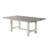 Canova Gray Marble Top Dining Table