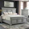 Calloway Panel Bed (Grey)