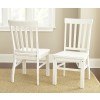 Cayla Side Chair (White) (Set of 2)
