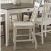 Cayla Counter Height Chair (White) (Set of 2)