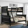 Calloway Twin over Full Bunk Bed (Black)