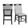 Transcend Charcoal Counter Height Dining Set w/ Bench