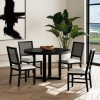 Bahama Black Breeze Round Dining Room Set