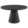 Portland Round Dining Table (Black)