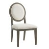 Versailles Round Back Dining Chair (Grey) (Set of 2)