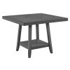 Seneca Square Counter Height Table (Grey)