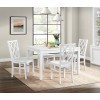 Kona Dining Room Set w/ White Chairs