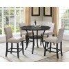 Crispin Counter Height Dining Room Set w/ Natural Chairs