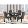 D1622 Dining Room Set w/ Black Chairs