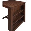 Gia Cherry 3-Piece Counter Height Dining Room Set