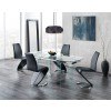 D2160 Dining Room Set w/ Black Chairs