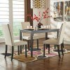 Kimonte Dining Room Set w/ Ivory Chairs