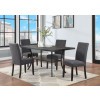 D2550 Dining Room Set w/ Black Chairs