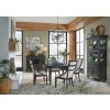 Calistoga Round Dining Room Set w/ Upholstered Chairs