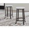 Challiman Counter Height Stool (Vintage White) (Set of 2)