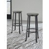 Challiman Bar Height Stool (Antique Gray) (Set of 2)