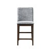 Kody Rectangular Counter Height Dining Room Set w/ Stone Gray Chairs