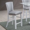 Platina Counter Height Chair (White) (Set of 2)