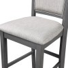 Amy Gray Counter Height Chair (Set of 2)