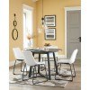 Centiar Round Dining Room Set w/ White Chairs
