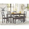 Bridson 6-Piece Rectangular Dining Room Set