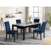 Celeste Dining Room Set w/ Blue Chairs