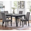 Celeste Dining Room Set w/ Gray Chairs